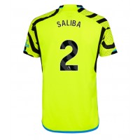 Arsenal William Saliba #2 Replica Away Shirt 2023-24 Short Sleeve